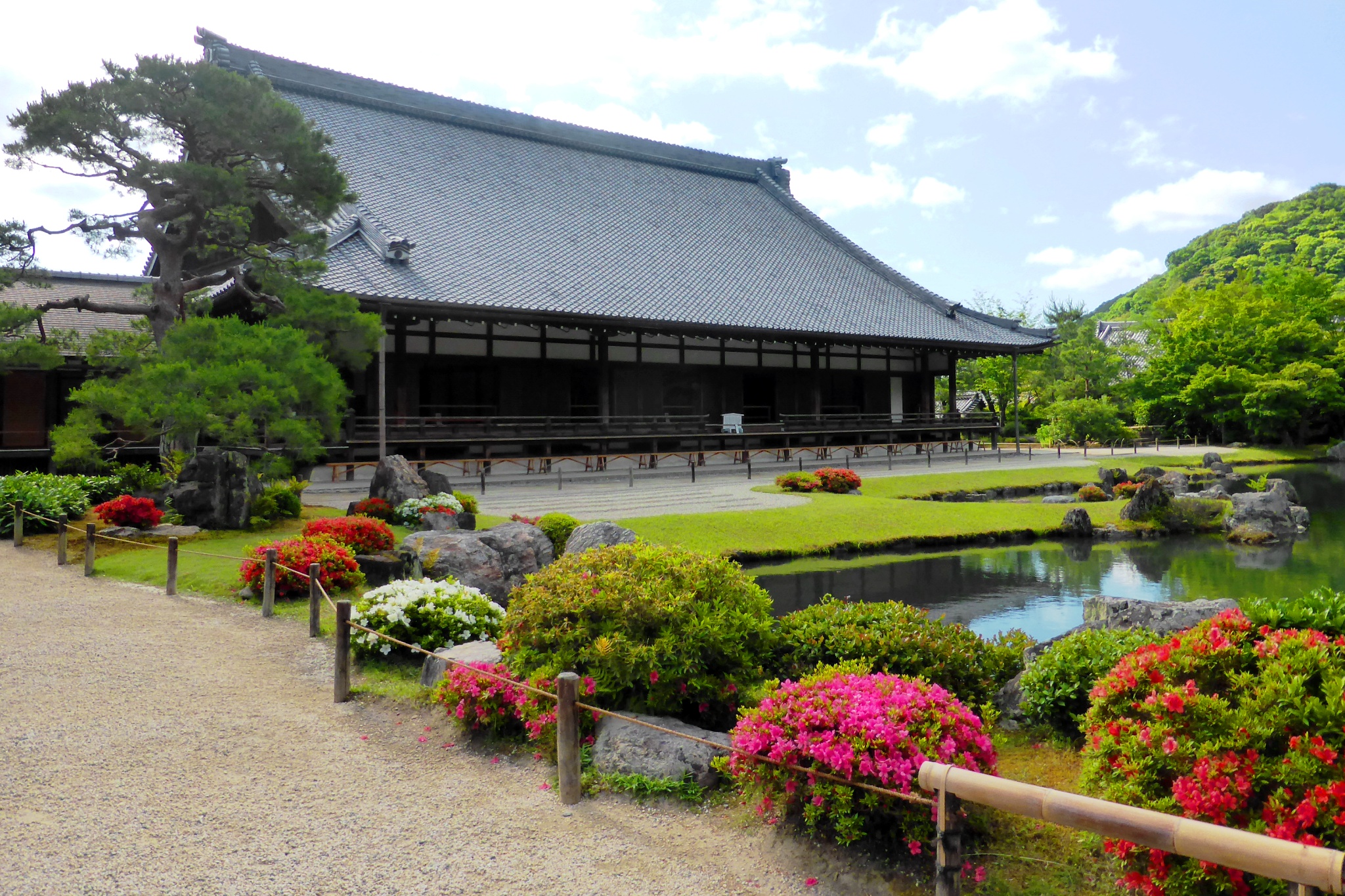 Сад храма Тэнрюдзи в Киото